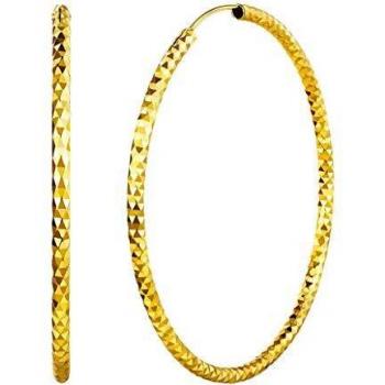 Silvora 70MM Aros Grandes Aros Oro Plata Pendientes Cartilago estilo Bohemia Brillante Aros de mujeres