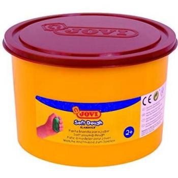 Jovi Soft Dough Blandiver, Bote de 460 g, Color marrón