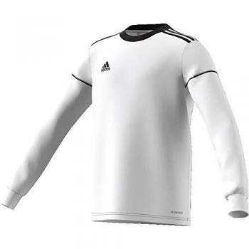 adidas Squadra 17 Jersey LS Camiseta, Unisex niños, White/Black, 164