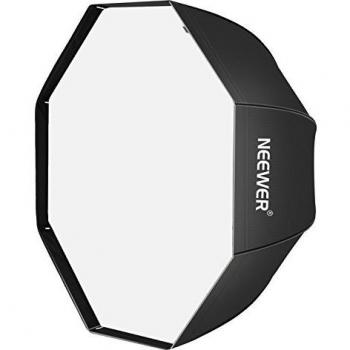 Neewer 45/116cm Octagonal Speedlite, Studio Flash, Speedlight Umbrella Softbox with Carrying Bag for Portrait or Product Photography