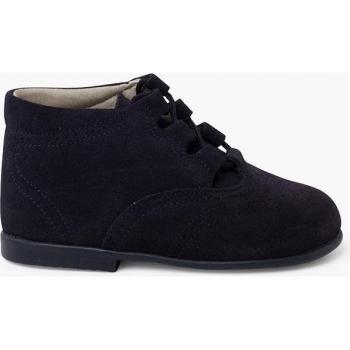Pisamonas - Zapato inglés de bebés en serraje con cierre de cordones