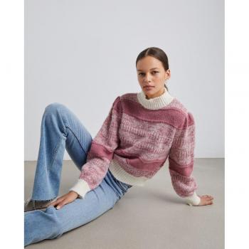 Easy Wear Jersey de mujer fantasía con manga abullonada