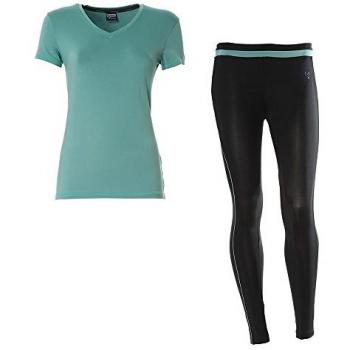 Conjunto deportivo de mujer Freddy WRUPS7D1, color gris/verde, talla S