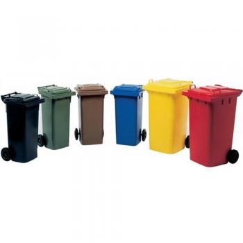 Gran contenedor de basura 240l rojo de baja presión-PE golfmeier-D.200mm