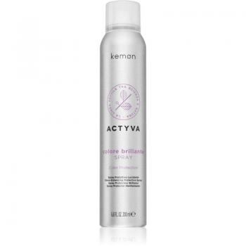 Spray Termo-Protector Kemon Actyva Colore Brillante para Plancha y Rizador 200 ml