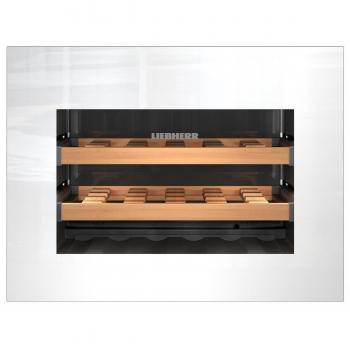 Vinoteca Integrable Liebherr GrandCru WKEGW582, Capacidad 18 Botellas, Eficiencia Energética G, Color Blanco, Tamaño 45 x 56 cm