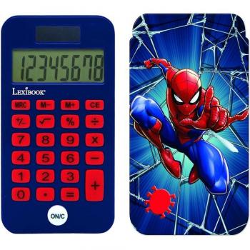 Calculadora de bolsillo con tapa Spider Man