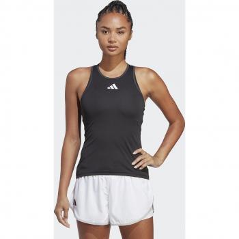 Adidas Club Camiseta de Tirantes Mujer - Negro, Talla XL