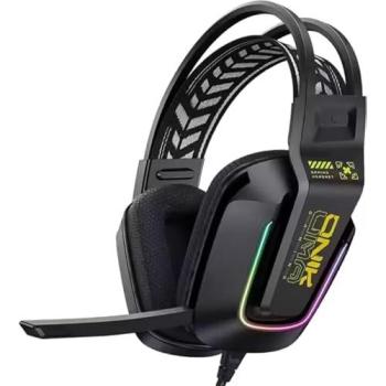 Auriculares ONIKUMA X13 Gaming con cancelación de ruido, luz RGB, micrófono y conexión cableada 3.5mm para PC y PS4