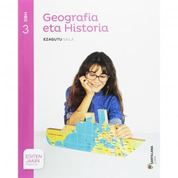 GEOGRAFIA ETA HISTORIA EZAGUTU SAILA 3 DBH EGITEN JAKIN - 9788491083993
