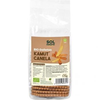 Galletas de Kamut con Canela Sol Natural Bio Veganas 175g
