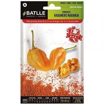 Semillas Hortícolas - Pimiento Habanero Naranja - Batlle