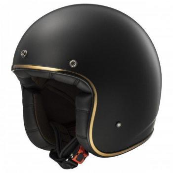 LS2 Casco Jet, Negro Mate, XL, Negro Mate, XL