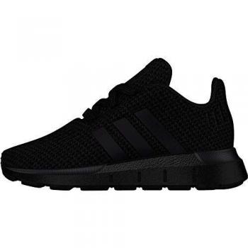 Adidas Swift Run I, Zapatillas de Estar por casa Bebé Unisex, Negro