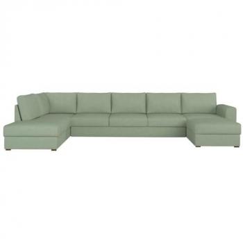 Sofá rinconero Comfivo 191, Uttario Velvet 2954, función de descanso, caja de ropa de cama, 370x186x85cm