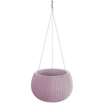 Maceta SPLOFY BOWL WS 9L con Depósito y Dimensiones 370x370x218 en Arándano Claro