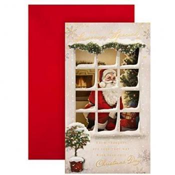 Hallmark - Tarjeta de Navidad para alguien especial, diseño de Papá Noel