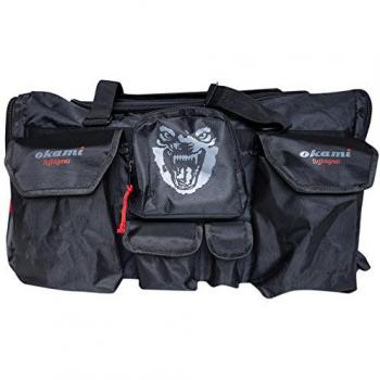 OKAMI Fightgear Sporttasche Martial Arts Sportsbag - Bolsa para material de artes marciales, color negro / rojo, talla Talla única