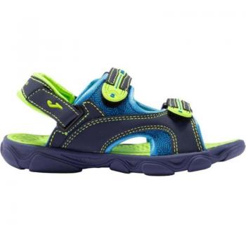Sandalias JOMA para niño modelo SOCEJS2433V, color marino azul y verde, con velcro, sandalias de goma para verano