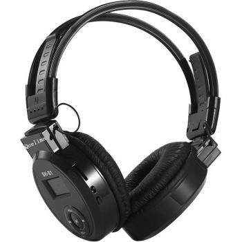 Auriculares Deportivos Plegables Inalámbricos con LED, Radio FM y Soporte para Tarjeta TF