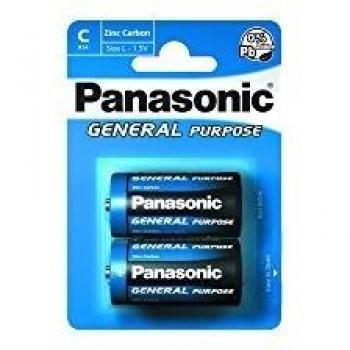 Baterías Panasonic de Uso General Baby C 1.5V (Paquete de 2)