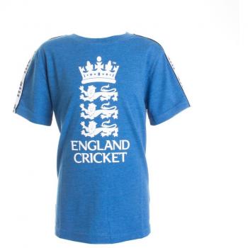 Inglaterra Cricket jóvenes Kids Large Logo Tee – Denim – 6 – 12 meses