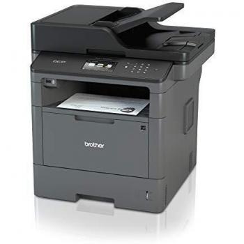 Brother DCP-L5500DN - Impresora Multifuncional Láser Monocromo A4, 1200 x 1200 DPI, 40 ppm, Color Gris