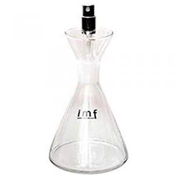 imf Aceitera Vinagrera Cónica con Dosificador Spray, Glass, Multicolor, 125 ml