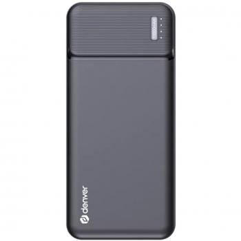 Powerbank Denver PQC-10007 10000mAh Micro USB/USB Tipo C con carga rápida y entrada dual