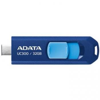 Memoria Flash USB-C ADATA UC300 32GB 3.2 Azul - Lectura 100 MB/s