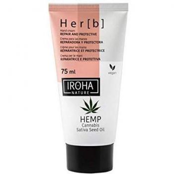 Iroha Nature - Crema de Manos & Uñas Reparadora & Protectora con Aceite de Semilla de Cannabis, 1 unidad