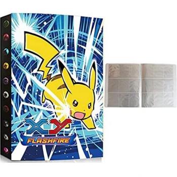 Album Compatible Con Cartas de Pokemon, Album Compatible Con Pokemon Para Cartas, Álbum de Pokemon, Carpeta compatible con Cartas Pokemon, Sostiene hasta 432 tarjetas