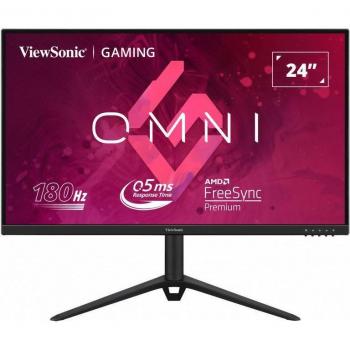 ViewSonic VX2428J 24 Full HD IPS LED Monitor with 180Hz Refresh Rate, FreeSync Premium, Flicker-Free Technology, Black