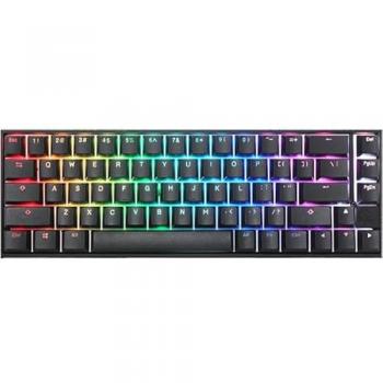 Teclado Mecánico Ducky Mecha Pro SF RGB Negro MX Rojo Silencioso