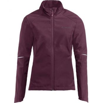 Chaqueta Softshell Impermeable y Transpirable para Ciclismo Mujer VAUDE Wintry IV - Morado/Pink Talla 38