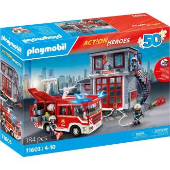 Playmobil - Set Bomberos Rescate Mega Set Action Heroes 71603, a Partir de 4 Años
