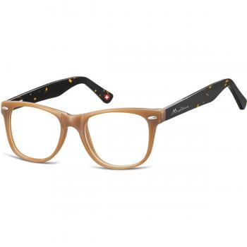 Montana Eyewear MA61 MA61F Armazones para Hombre Marrones con lentes recetados de 53 mm