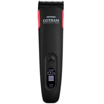 Artero Gotham Cortadora Profesional Inalámbrica con Batería de Larga Duración (4 horas), USB-C, 8 Recalces, Aceite y Cepillo de Limpieza, 2 Velocidades y Cuchilla