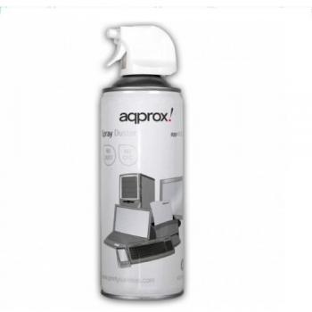 Approx APP400SD Spray Limpia-Polvo de Aire comprimido, 400 mililitros