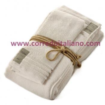Toallas Fazzini coccola Crema – Pareja Toallas