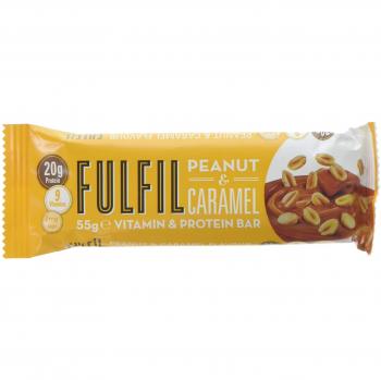 Fulfil Peanut and Caramel Vitamin and Protein Bar - Pack of 15