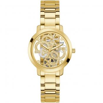 Guess Quattro Clear GW0300L2 Women's Luxury Stainless Steel Gold Watch