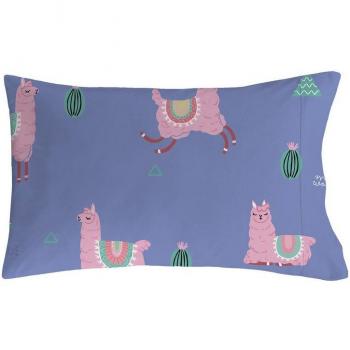 Mr. Wonderful - 2 Fundas de almohada LLAMAS 50x80 cm 100% algodón 144 hilos