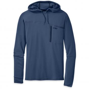Outdoor Research Hombre Ensenada Sun Hoody, Verano, Hombre, Color Dusk, tamaño Large
