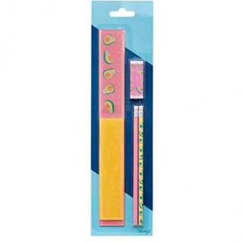 Set de reglas de 30 y 15 cm