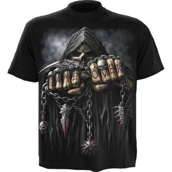 Game Over Black Kids T-Shirt Size 152/158