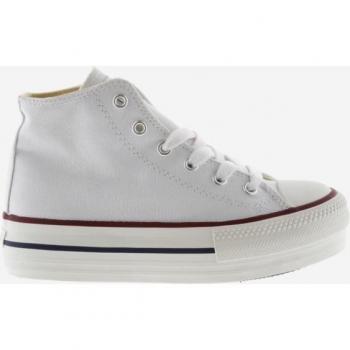 Zapatillas abotinadas de lona con doble plataforma Victoria Tribu