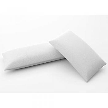 Almohada Viscoelástica Ergonómica Aloe Vera 135cm Transpirable Anti-pilling Desenfundable
