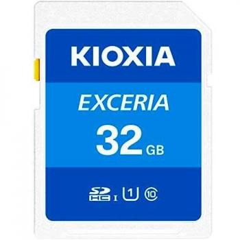 Kioxia 32GB Exceria U1 100MBs Class 10 SD card