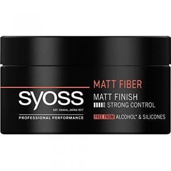 Syoss - Cera Matt Fiber - Acabado mate y fijación fuerte- Sin siliconas y Sin Alcohol-6uds de 100Ml